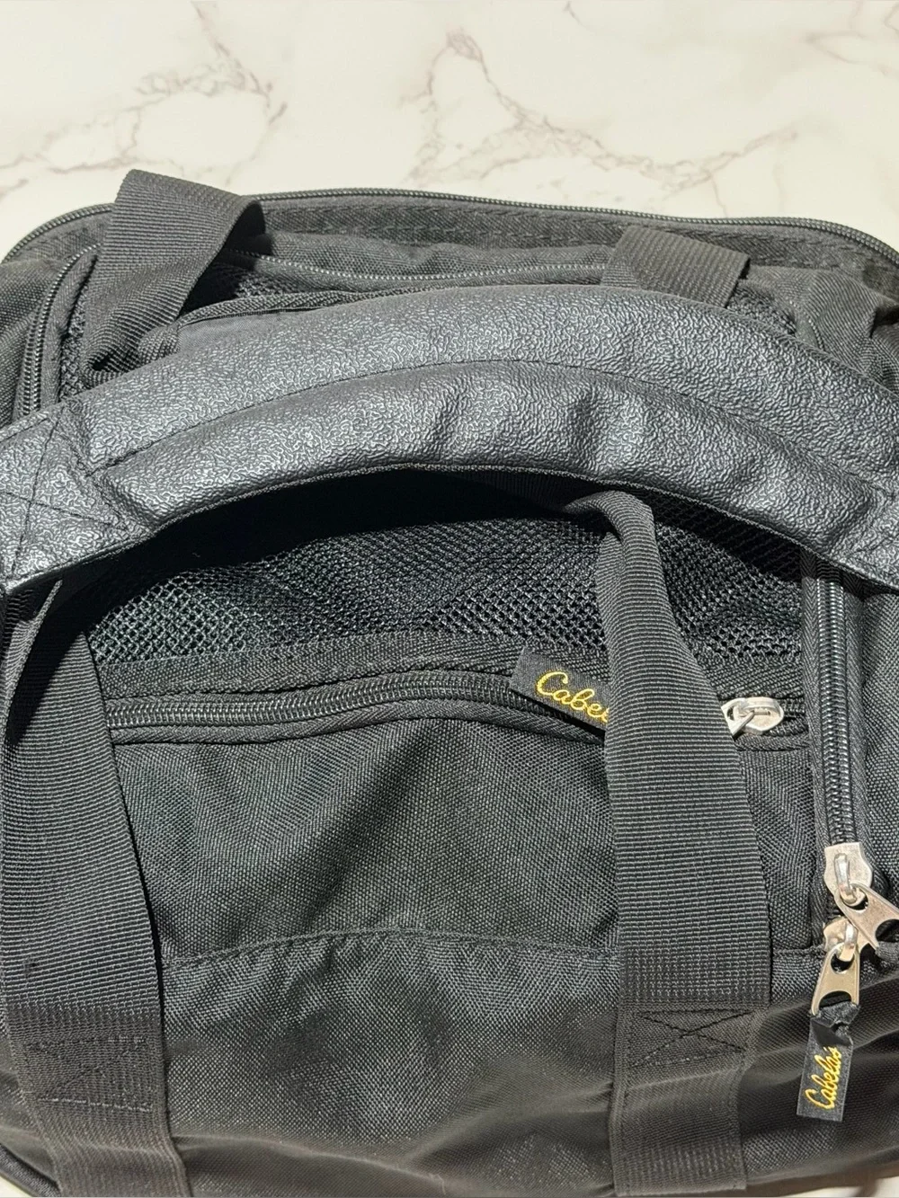 Cabela's Blacksmall Carry Duffle Bag w/ Shoulder Strap. Fishing hunting camping